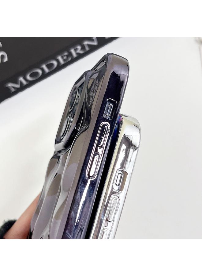 اس-توب جراب لهاتف iPhone 15 مصنوع من مادة TPU بتصميم نيزكي مطلي بالكهرباء - Image 4