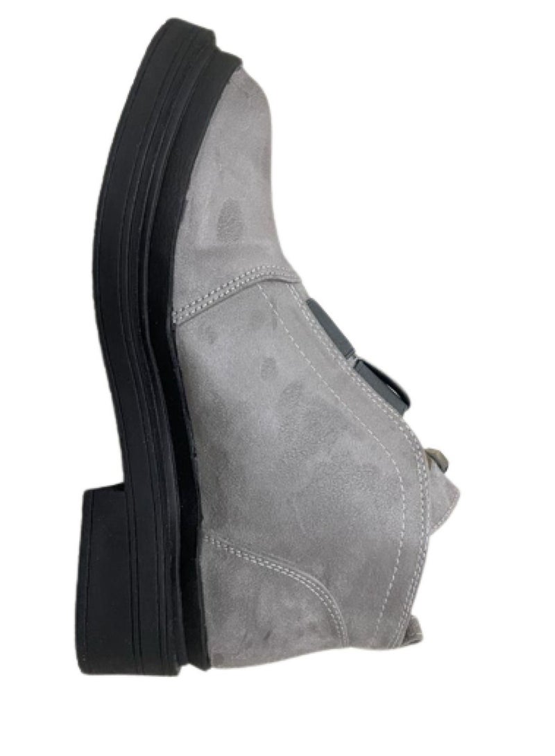 Suede Ankle Boot Grey (Size 38 EU )  - Image 2