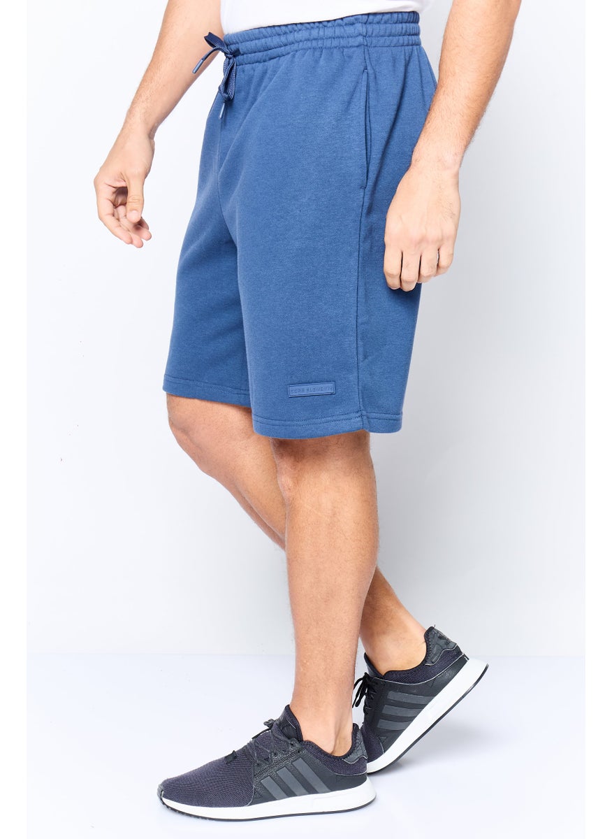 Core Elements Men Brand Logo Basic Short, Slate Blue  - Image 4