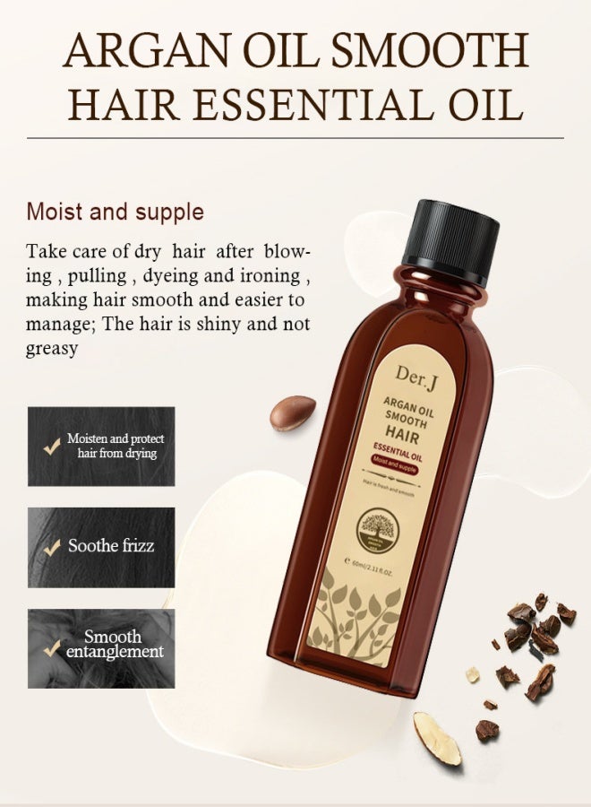 Dera Der.J organic glycerin essential oil, smooth hair care, repair and improve frizzy and dry hair essential oil - Image 5