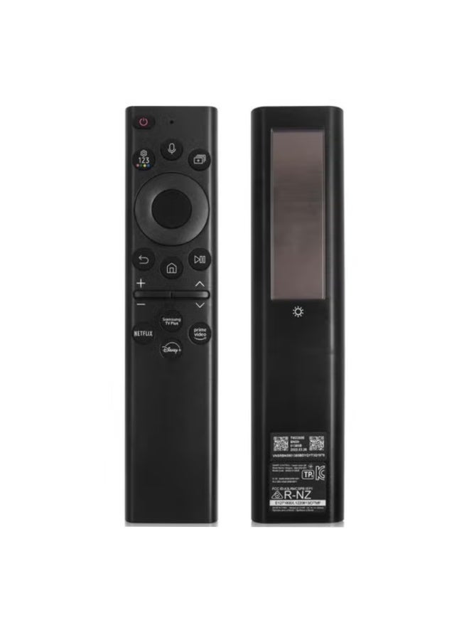 BN59-01385A Replacement Solar Voice Remote Control for Samsung Frame Smart TV, Bluetooth Rechargeable Solar Cell, Compatible with 2021-2022 Neo LED 4K Ultra HD TVs, Compact Design, 4 Buttons for Easy Control - Image 2