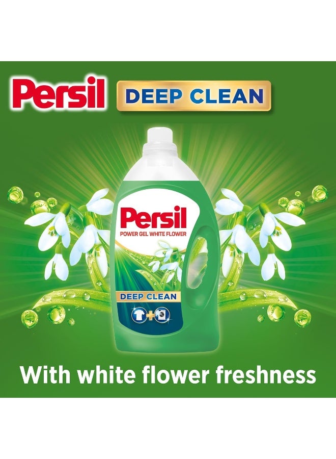 Persil Persil Power Gel Liquid Laundry Detergent, With Deep Clean Technology, White Flower, 3L - Image 5