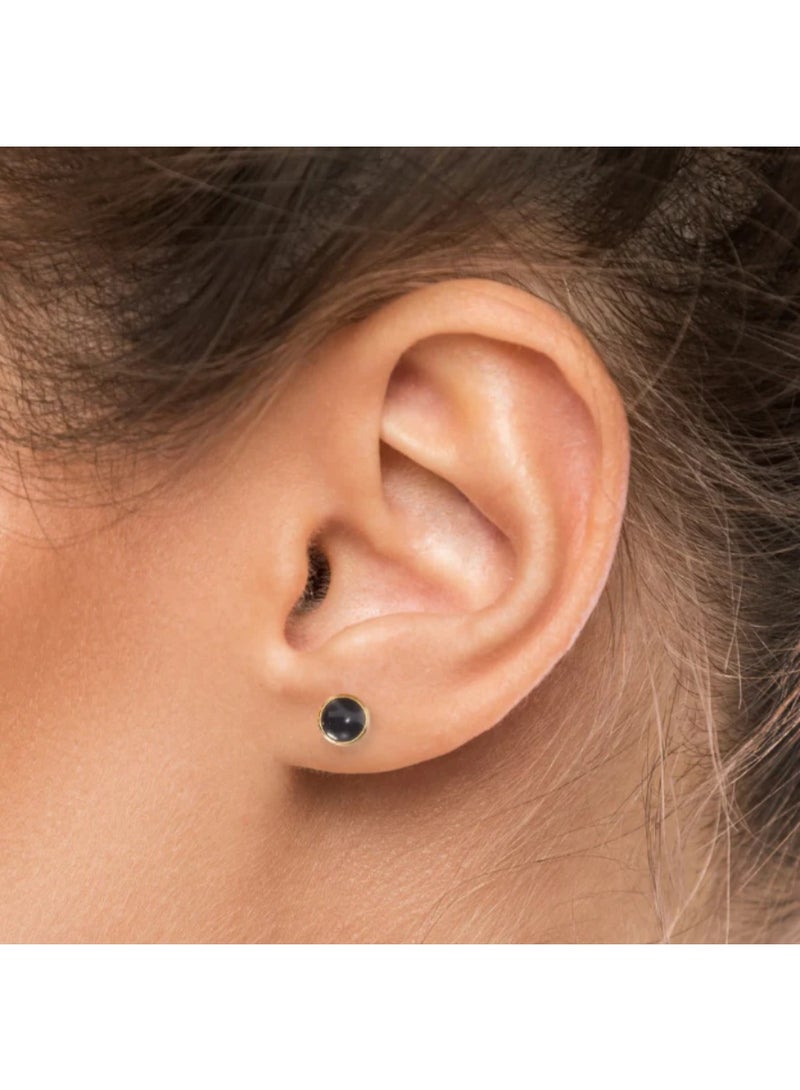 كاريس حلق طبي أونيكس أسود فاخر صنع في انجلترا