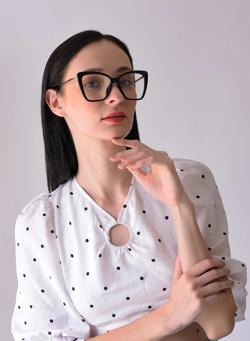 Haute Sauce Clear Lens -Toned Butterfly Sunglasses
