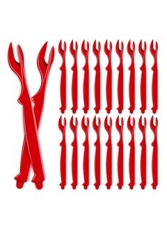 20PCS Durable Crab Leg Crackers Set, Seafood Tools with Shellfish Picks Knife Easy-to-Use Crab Leg Opener and Picks Crab and Lobster Leg Crackers Kit for Lobster, Crab, Crawfish, Prawns, Shrimp