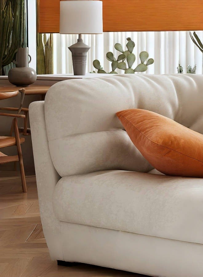 كنب شينيل كلاود عميق بمقاس 80 بوصة لغرفة المعيشة، كنب عصري للمساحات الصغيرة، كنبة مريحة بإطار من الخشب الصلب - Image 4