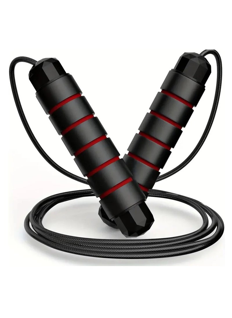 Gonice Premium Adjustable Jump Rope For Effective Cardio And Weight Loss - Non-Slip Foam Handles For Comfortable Grip - Ideal For Men, Women, And Outdoor Workouts  - Image 1