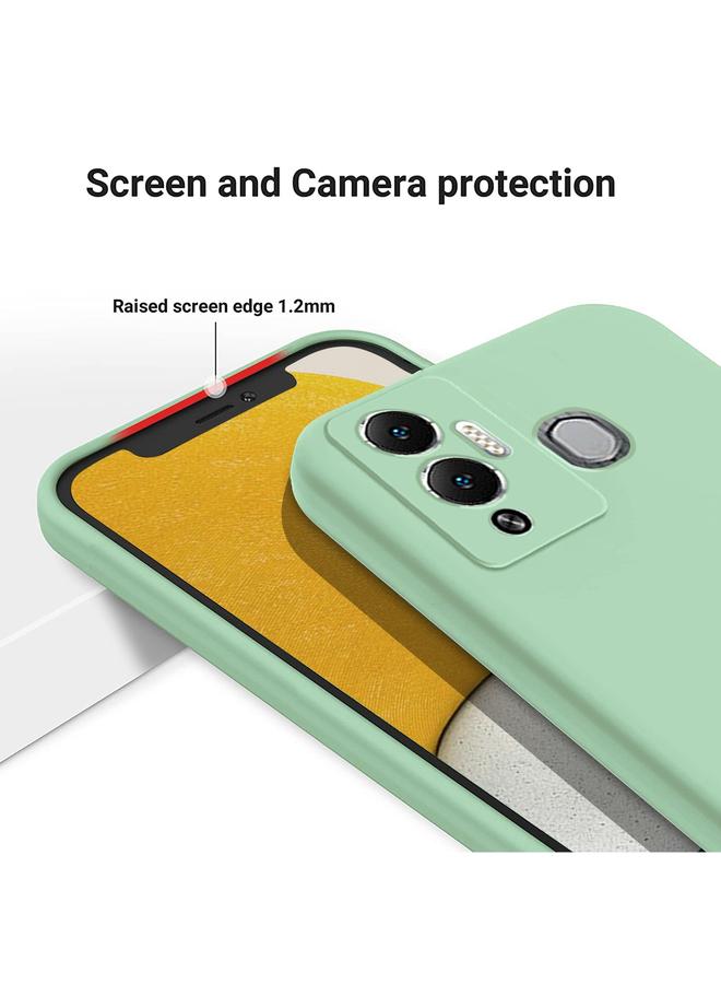 The Bros Phone Case For Infinix Hot 12 Play / Hot 12 Play NFC Pure Color Liquid Silicone Shockproof Phone Phone Case - Image 3