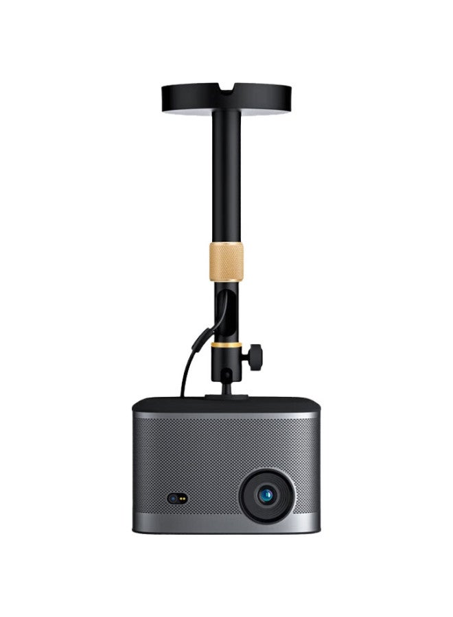 CINE Projector Ceiling Mount Bracket Compatible With Xgimi Z6X H6, Dangbei X3, Jianuo G9, Xiaoming, Xiaomi, Fengmi Projectors Ceiling Hanging Bracket Ph56-40 Black Gold Version - Image 2
