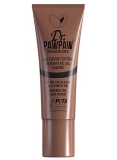 Dr.PAWPAW Dr.PAWPAW Rich Mocha Balm, Multi-Purpose Natural No Fragrance, for Hydrating Lips, Skin, Hair, Cuticles, Nails & Beauty Finishing (25 ml)  - Image 1