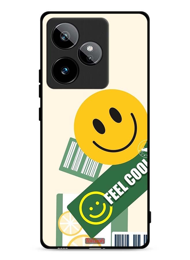 Tolwak Realme GT 7 5G Protective Case Cover Feel Cool Sticker