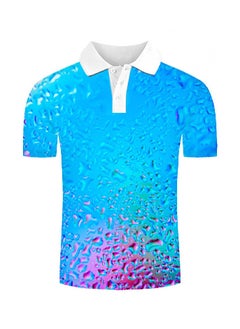 KUYING New One Piece Printed Casual Polo Shirt  - Image 1