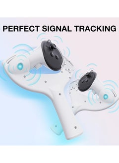 KASTWAVE VR Table Tennis Paddle Grip Handle for Meta Quest 3 Controllers Accessories, VR Ping-Pong Paddle Adapter for Eleven Table Tennis VR Game, for Oculus Quest 3 Controller Grips  - Image 4