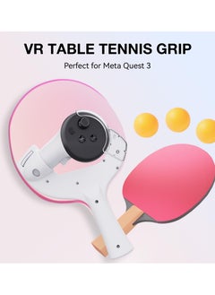 KASTWAVE VR Table Tennis Paddle Grip Handle for Meta Quest 3 Controllers Accessories, VR Ping-Pong Paddle Adapter for Eleven Table Tennis VR Game, for Oculus Quest 3 Controller Grips  - Image 3