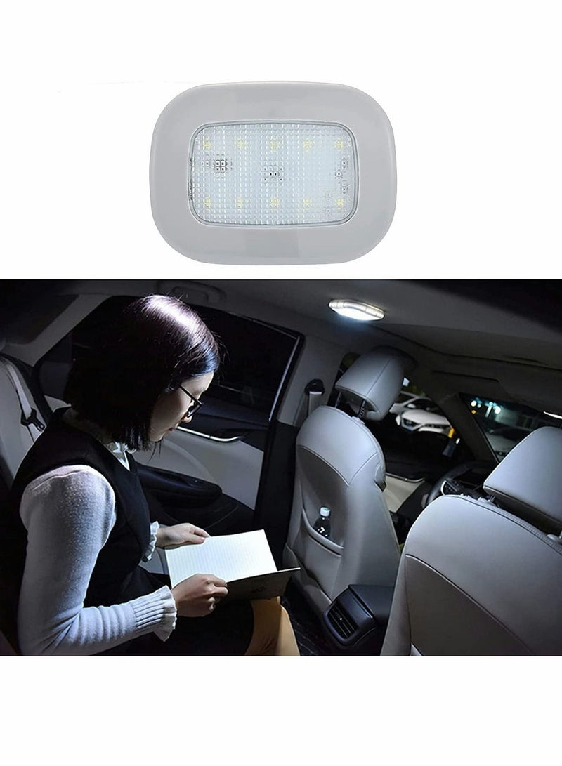 MUNTAQI Car LED Lights, Interior Portable Small Incar LED Touch Lights with 10 Bright LED Lamp Beads - Image 1