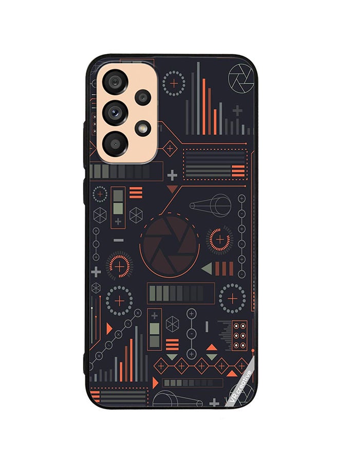 VR CREATIVE Protective Case Cover For Samsung Galaxy A73 5G Multicolur Design Multicolour - Image 1