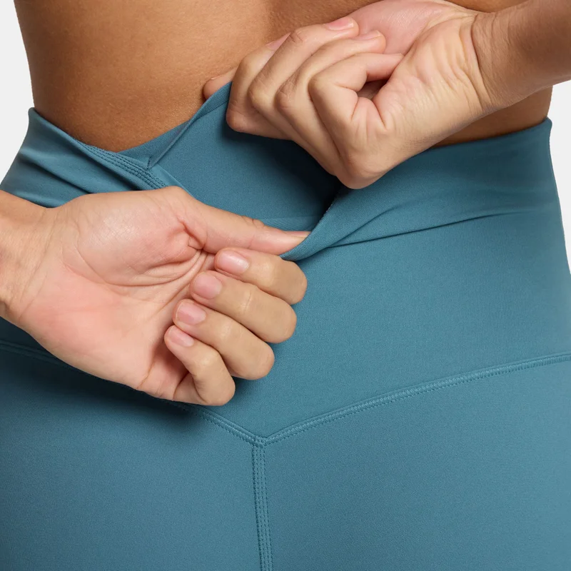 Nike teal Women's Zenvy Flared Leggings for Women | Best Price UAE