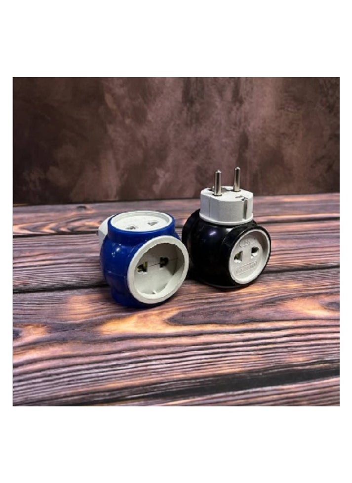 Generic 1 x 4-Socket Multi-Color Power Adapter  - Image 1