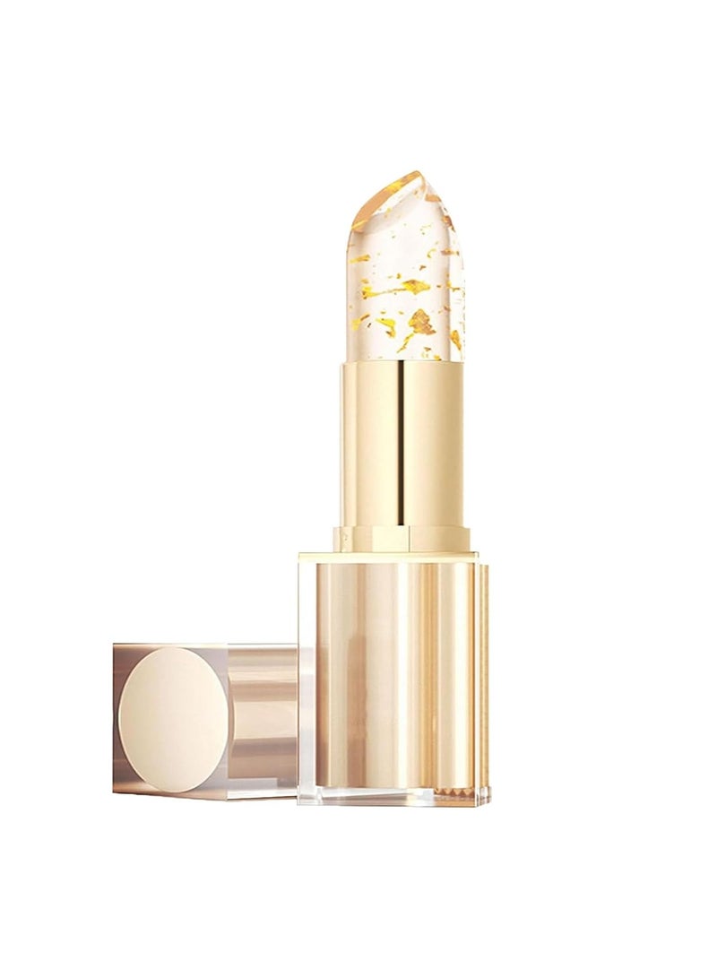 اترجسز أحمر شفاه مقاوم للتحويل ، أحمر شفاه ذهبي بلوري مقاوم للصبغ ، أحمر شفاه دائم لمدة 24 ساعة مرطب لمعان لامع لامع للسيدات ( 1 حبة ) - Image 1