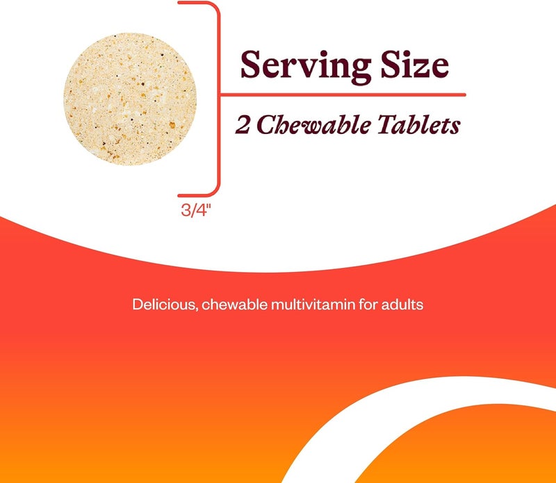 Seeking Health Optimal Multivitamin Chewable Active B Vitamins with B12 and L5MTHF Daily Vitamin for Men and Women Wellness and Immune Support Vegetarian 60 Tablets - Image 3