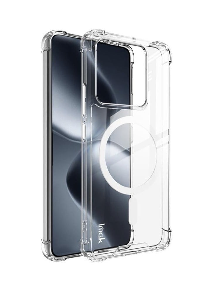 جنرال غطاء شفاف لـ Mi 14T Pro/Xiaomi 14T (2024)، غطاء شفاف مغناطيسي مقاوم للسقوط، غطاء فائق الرقة مقاوم للاصفرار مخصص لـ Mi 14T Pro.  - Image 1