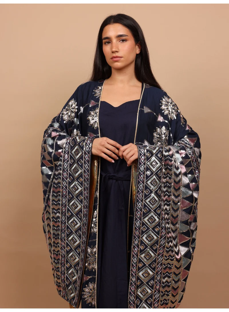 IKKXA  SableI Ikkxa Jalabiya IK1106 Blue  | Best Price UAE