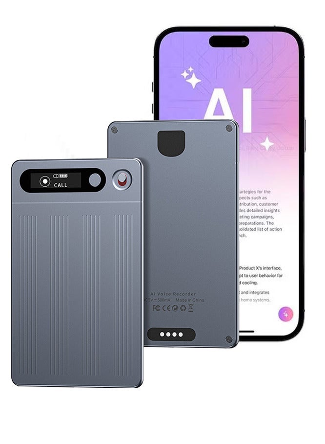 VORMOR AI Voice Recorder, App Control, Transcribe & Summarize Empowered by Chat GPT, Support 134 Languages, 64GB, Audio Recorder for Calls, Meetings, Interviews - Image 1