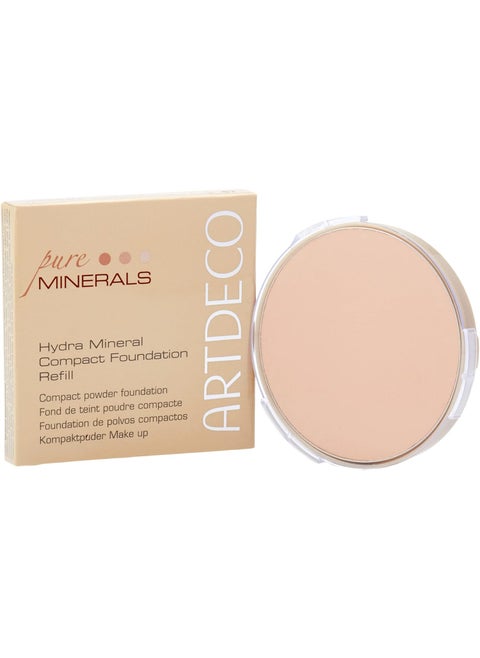 ARTDECO Hydra Mineral Compact Foundation Refill  natural peach N67  refillable system for Hydra Mineral Compact Foundation  good coverage without masklike effect  makeup  powder  035 Oz