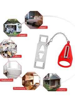 Y&D 2 Pack Portable Door Locks Rugged Extra Lock  - Image 2