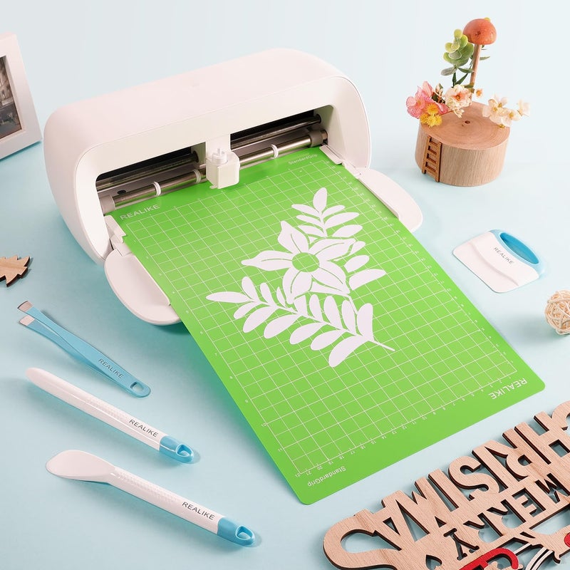 REALIKE 8.5â€x12â€ Cutting Mat Compatible with Cricut Joy Xtra, Green standard Grip Cutting mats for Joy Xtra Accessories - Image 3