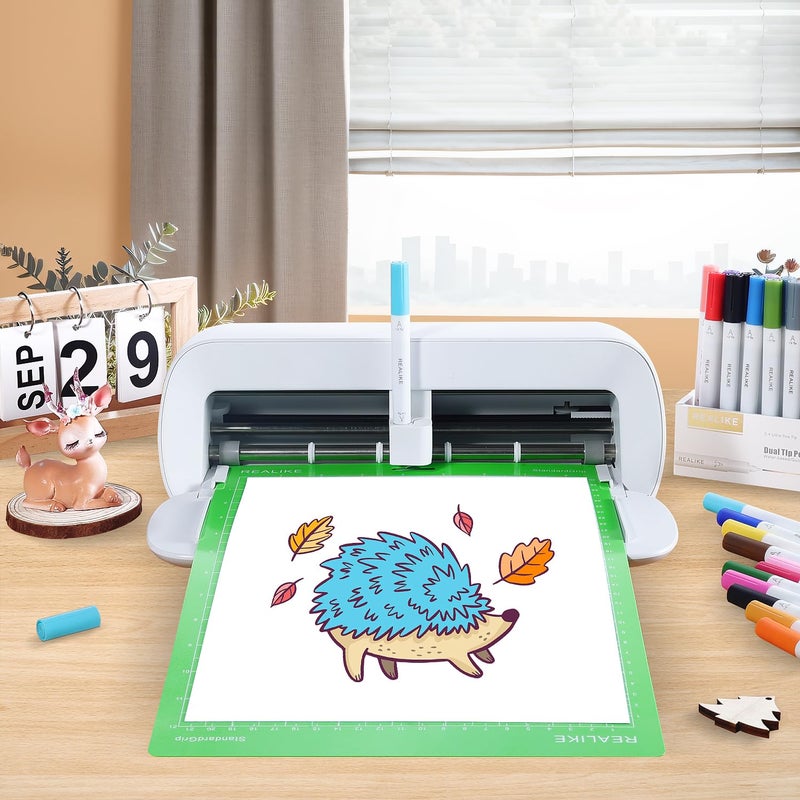 REALIKE 8.5â€x12â€ Cutting Mat Compatible with Cricut Joy Xtra, Green standard Grip Cutting mats for Joy Xtra Accessories - Image 4