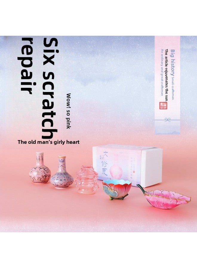 Cultural Relics Restoration Girl's Heart Archaeological Blind Box Museum Nanbo Yuan Small Powder Stove Handmade Educational Toys Stall Wholesale-Color:Girl's Heart Series-Pastel Green Mug (Resin)  - Image 3