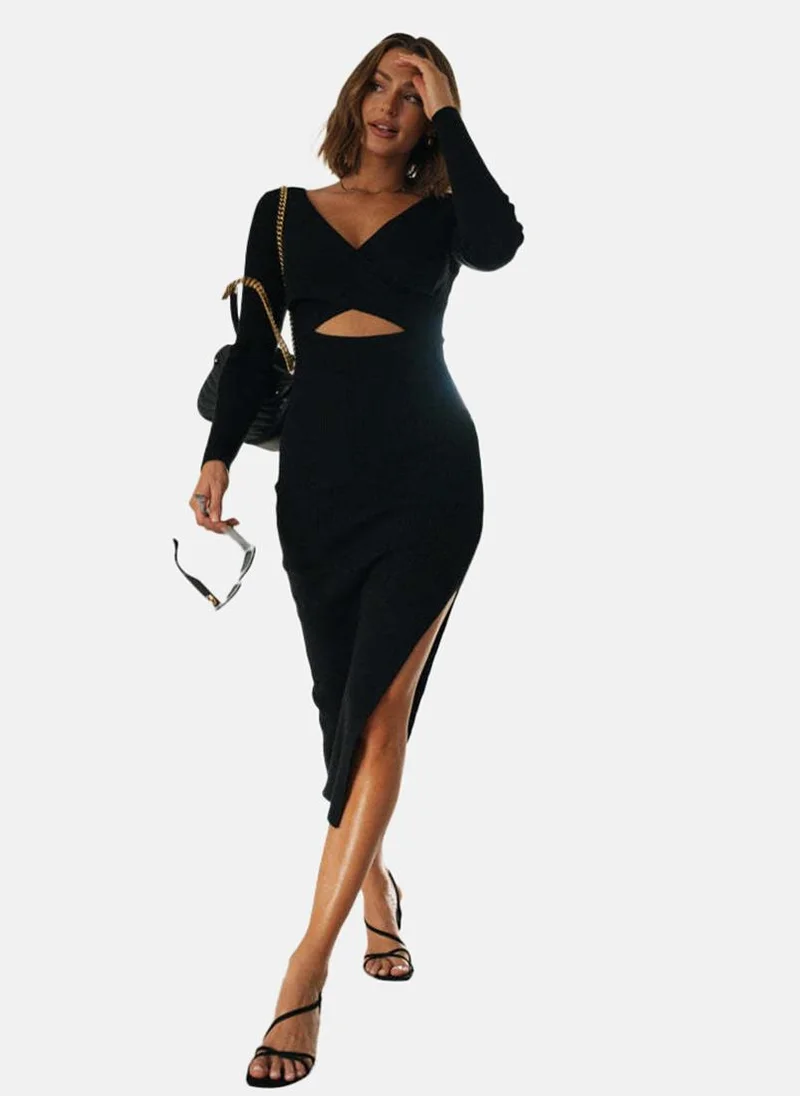 YUNIQEE Cutout Midi Dress