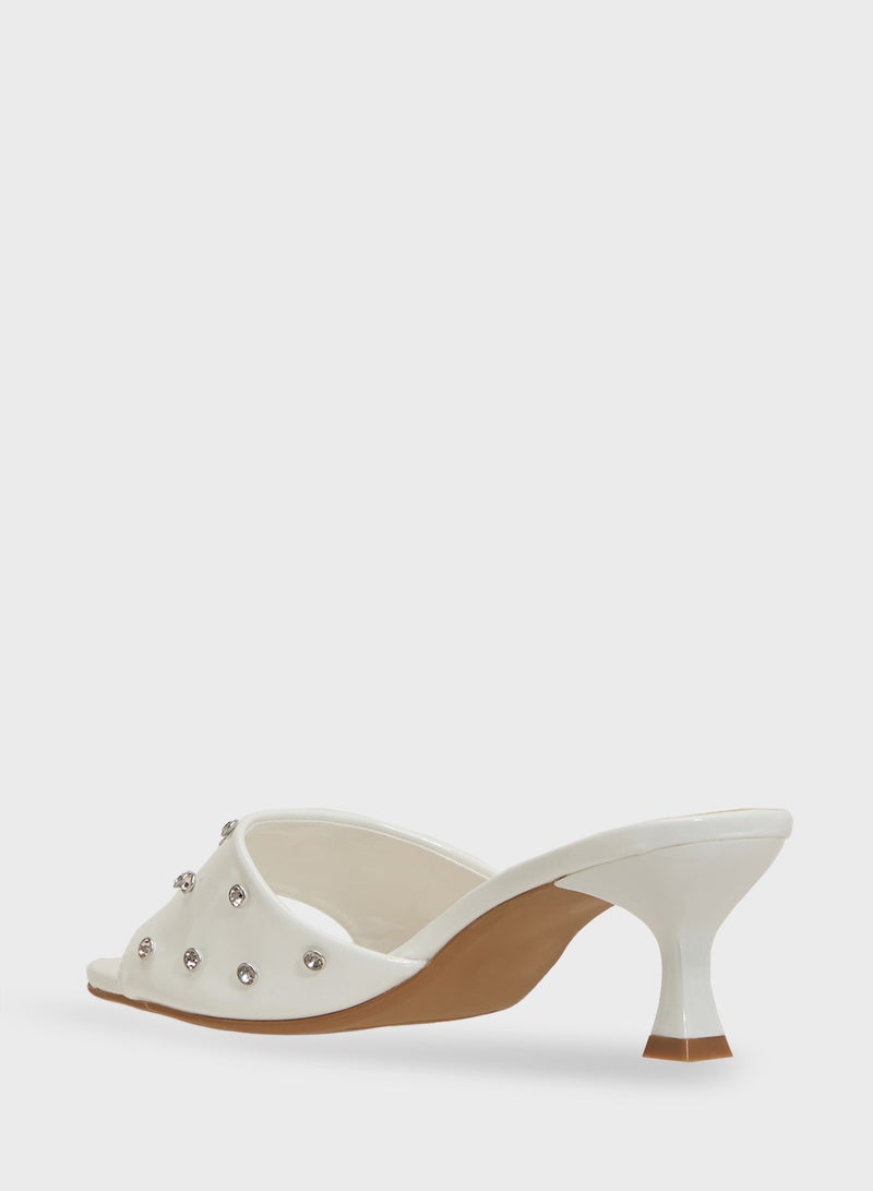 Ginger Studded Heeled Sandal  - Image 3