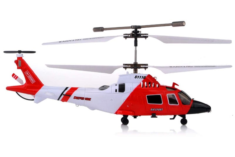 POCO DIVO Coast Guard Rescue Helicopter RC Flight Infrared 3CH Gyro Marine Aircraft Model S111G - Image 3