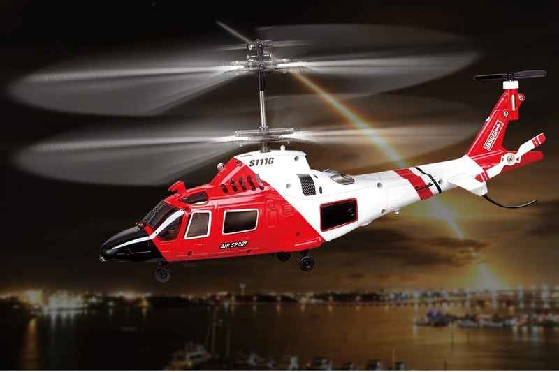POCO DIVO Coast Guard Rescue Helicopter RC Flight Infrared 3CH Gyro Marine Aircraft Model S111G - Image 2