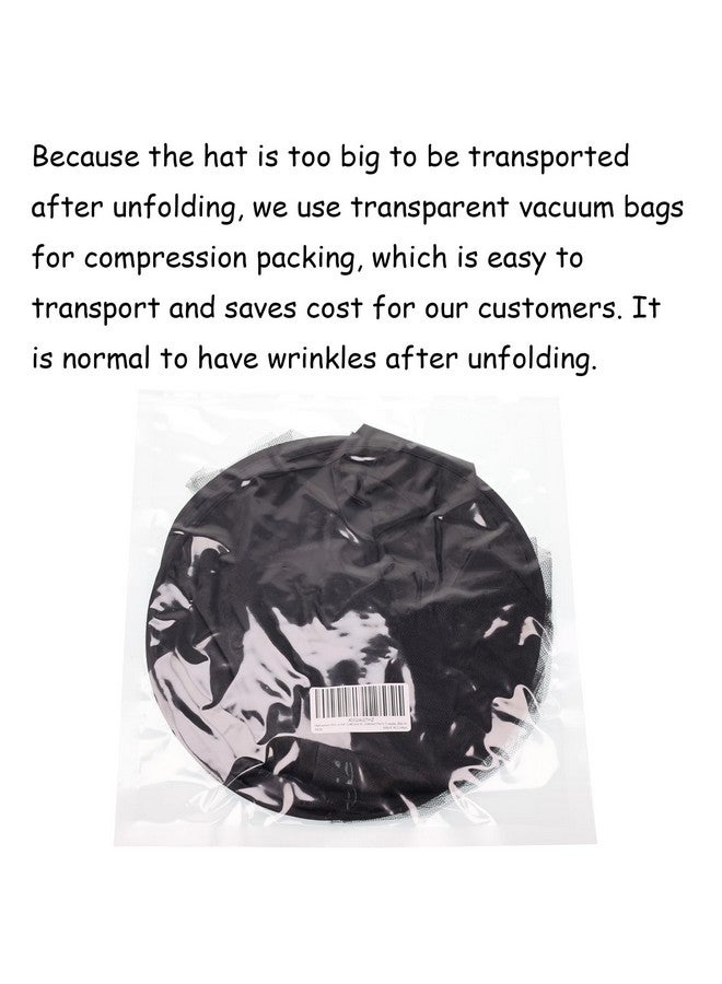 Auerllcy Halloween Witch Hat Costume Accessory Women Hats for Halloween Party Cosplay (Black) - Image 4