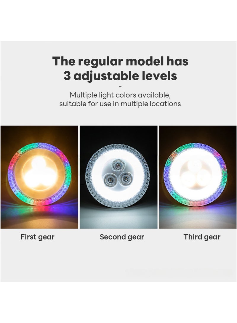 Sharpdo LED UFO Light RGB 35W High Brightness Strobe Light Three Level Dimming Wide Area Illumination Perfect for Parties Events and Home Decoration - Image 4