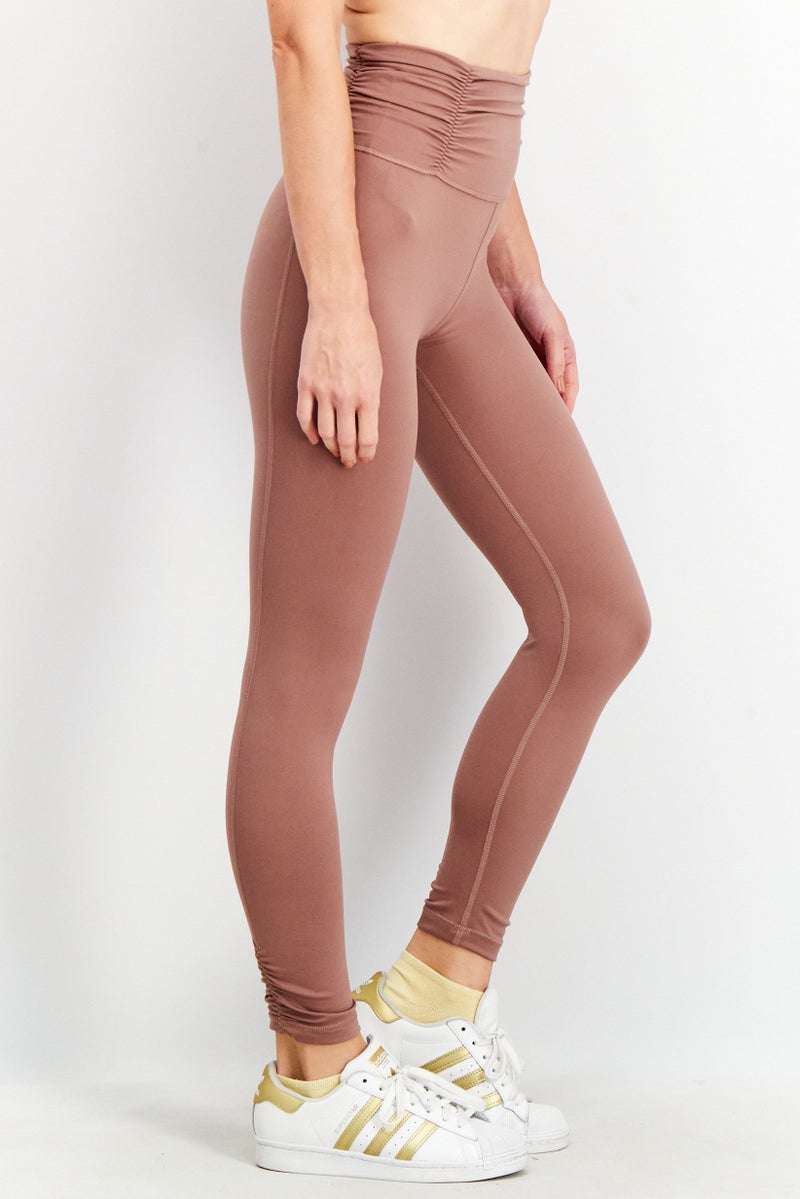 Adidas ليجنغ يوغا ضيق للنساء 7/8، موف - Image 4