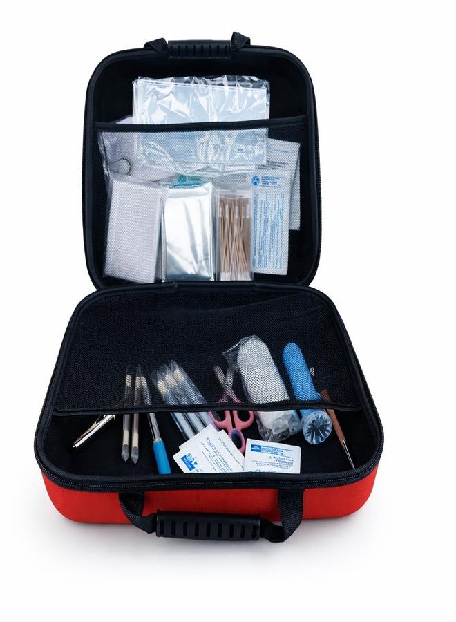 HARSHTI Hard Shell First Aid Storage Case, EVA Medical Organizer Box with Zipper & Mesh Pocket, Shockproof Travel Emergency Kit Bag for Home, Car & Office (BIG) - Image 5
