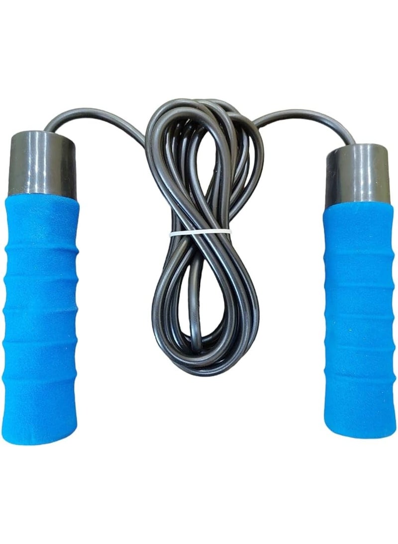 Jump Rope , for Crossfit, Boxing, Fitness, and Workouts, Suitable for Both Women, men and Kids - Adjustable Jumping Rope for All Exercises- Blue