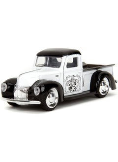 JADA Jada Disney Mickey Mouse Steamboat Willie 1941 Ford Pickup Die-cast Truck (1:32, White/Black)  - Image 2