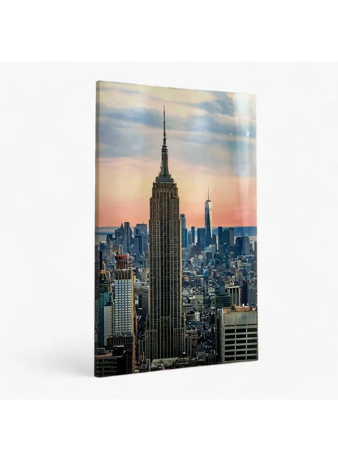 Home Box Nairobi Tower Hand Painting Gloss Wall Art 70 X 2.5 X 100 Cm