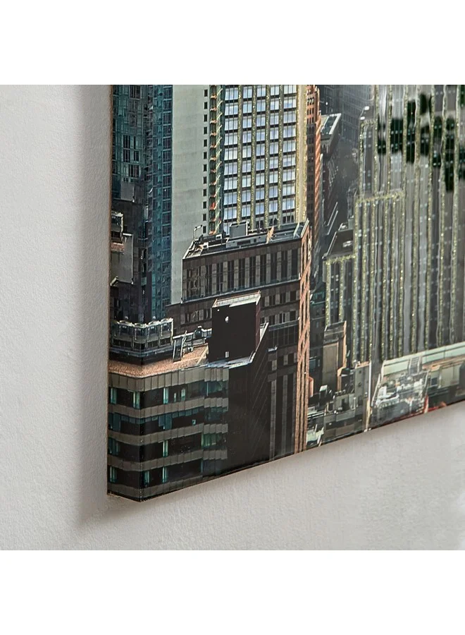 Home Box Nairobi Tower Hand Painting Gloss Wall Art 70 X 2.5 X 100 Cm