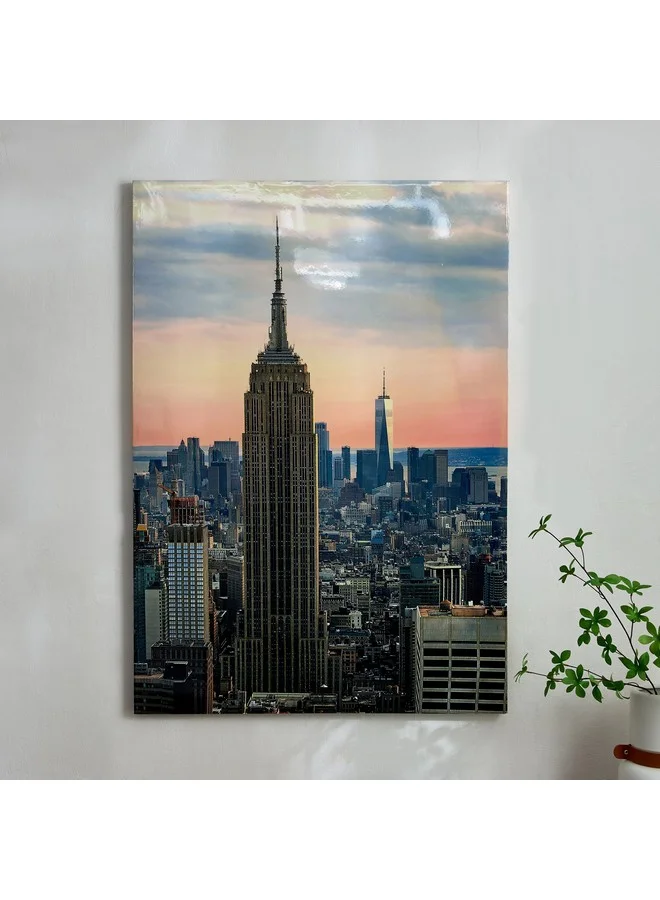 Home Box Nairobi Tower Hand Painting Gloss Wall Art 70 X 2.5 X 100 Cm