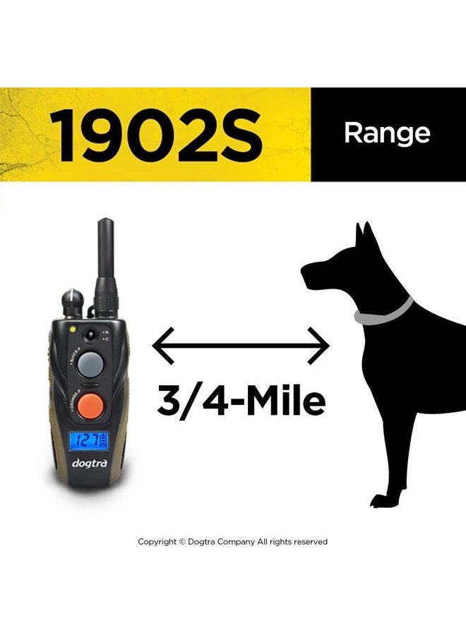 Dogtra 1902S Ergonomic 3/4-Mile IPX9K Waterproof High-Output 2-Dog Remote Dog Training E-Collar - Image 5
