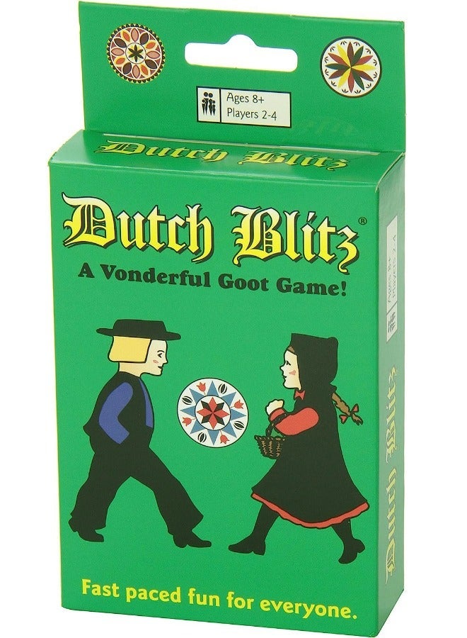 Dutch Blitz: The Original Fast Paced Card Game, Contains 160 Cards, Quick and Easy to Learn, Great Family Game, Fun for Everyone, for 2 to 4 Players, for Ages 8 and Up - Image 1