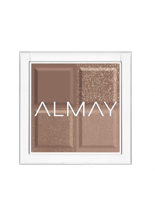 Almay لوحة ظلال العيون، مكياج عيون طويل الأمد، لون عين فردي بلمسة مطفية، معدنية، ساتان ولمسة لامعة، مضاد للحساسية، 180 طموح، 0.1 أونصة - Image 1