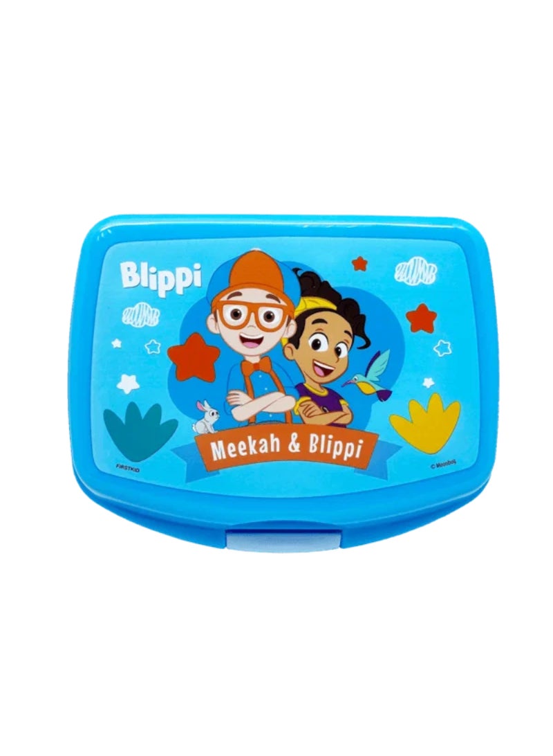 First Kid HQ Meekah and Blippi Rectangular Lunch Box for Kids Blue 112-30-023 - Image 2