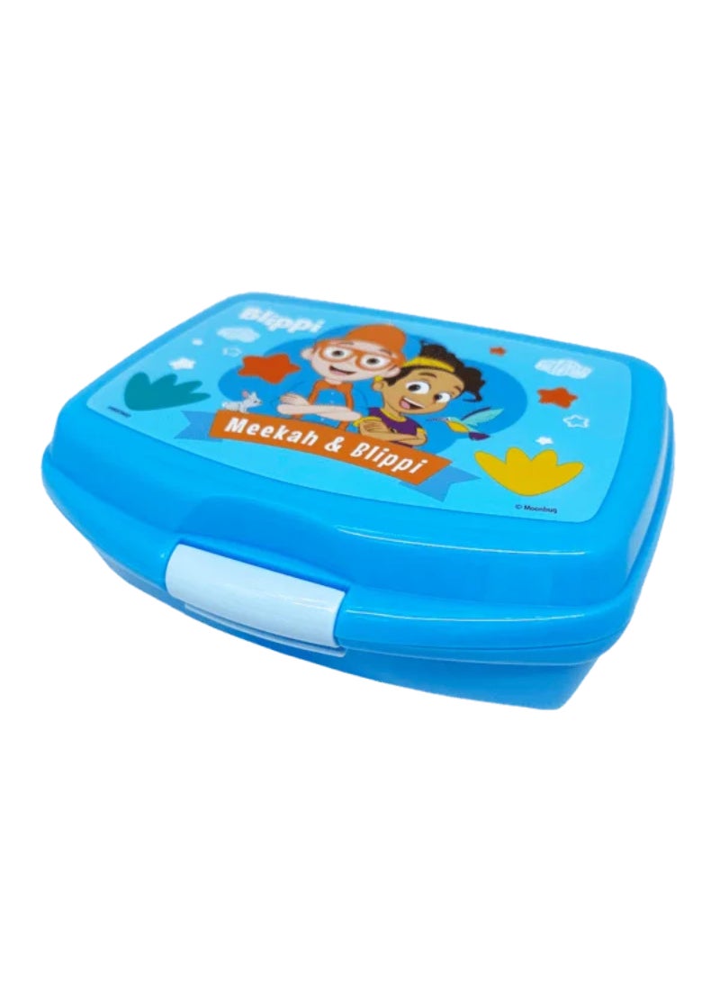 First Kid HQ Meekah and Blippi Rectangular Lunch Box for Kids Blue 112-30-023 - Image 1
